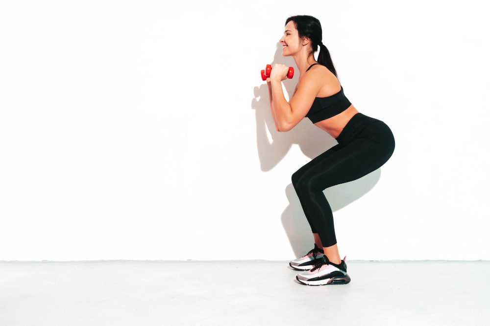 Dumbbell Wall Squat  A Strength Exercise